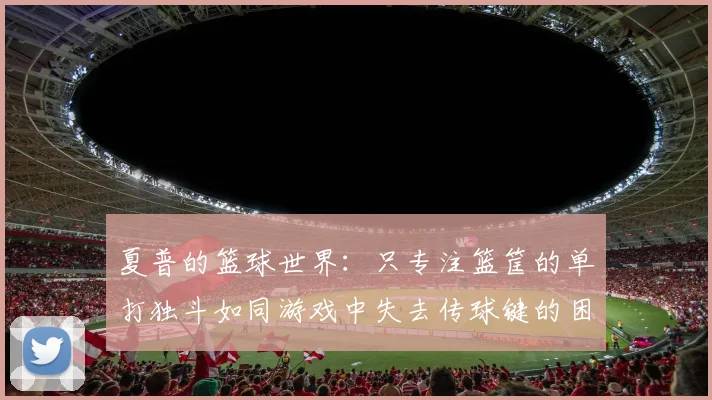 夏普的篮球世界：只专注篮筐的单打独斗如同游戏中失去传球键的困境